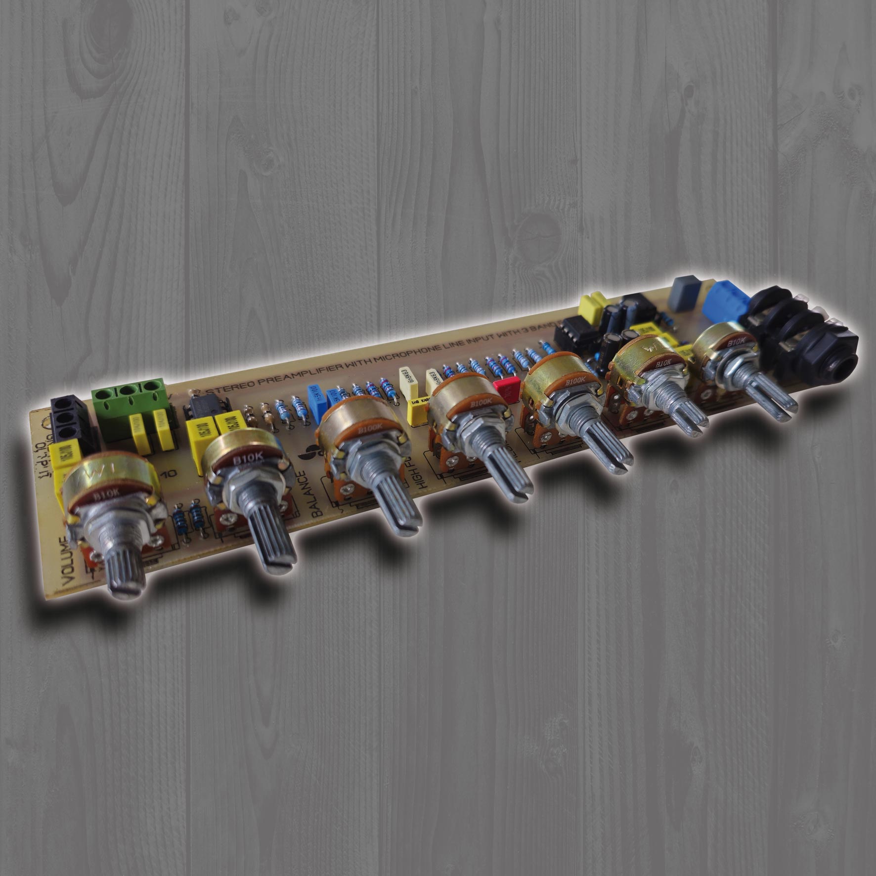 ماژول پری آمپلی فایر استریو با ورودی میکروفون